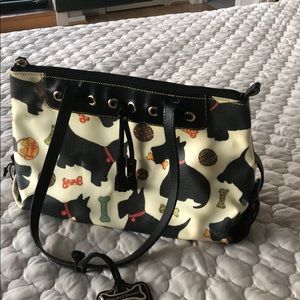 COPY - Dooney and Bourke Scottie Dog bag with tassel